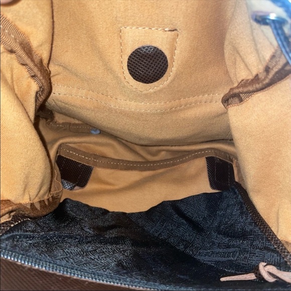 Bottega Veneta Backpack Authentic Rare Mini Chocolate Brown Preowned - Picture 10 of 13